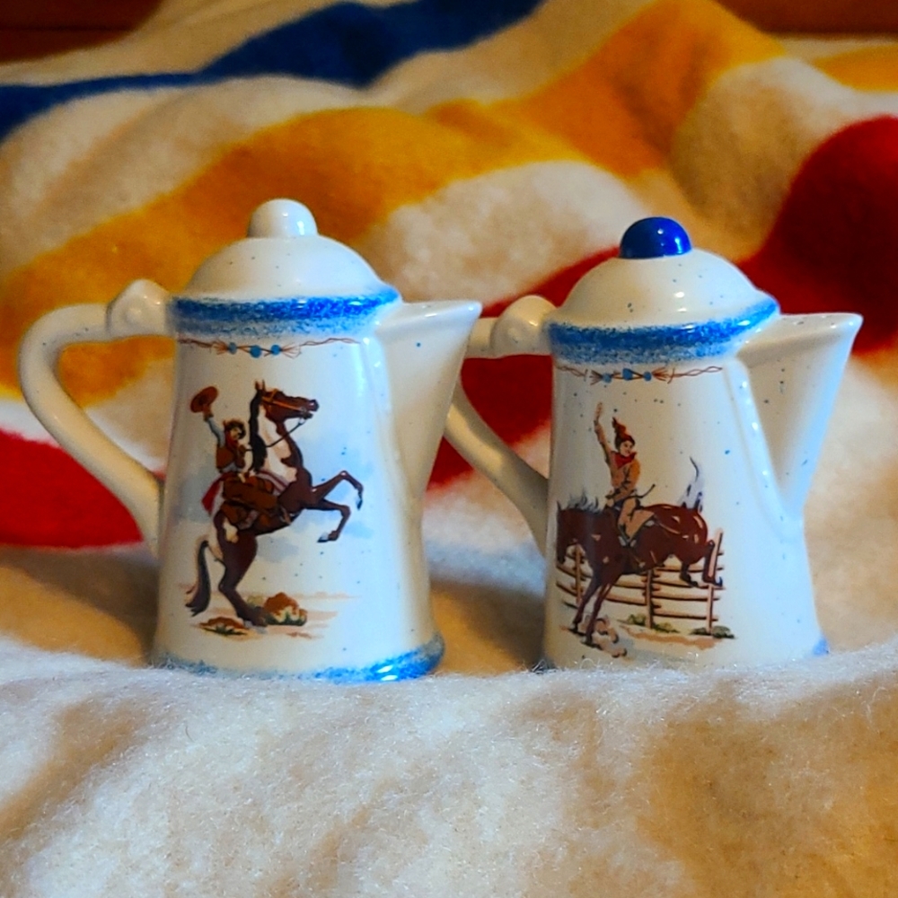 Cowgirl Salt & Pepper Shakers